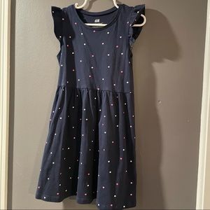 Girls Flutter Sleeve Dress